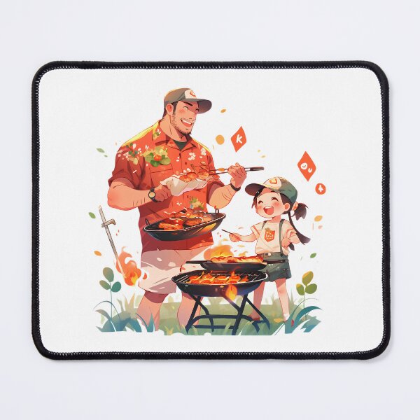 Item preview, Fathers Day Grill Master Grilling Dad, Daddy on BBQ, Barbeqcue Master Grillmaster Season King designed and sold by MartynGrey.