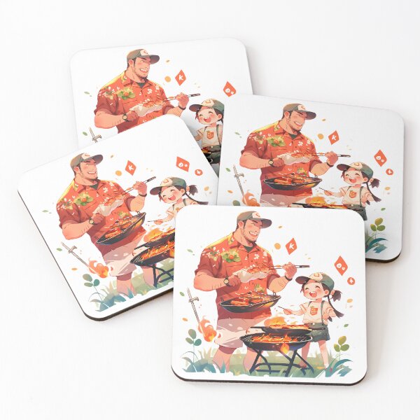 Item preview, Fathers Day Grill Master Grilling Dad, Daddy on BBQ, Barbeqcue Master Grillmaster Season King designed and sold by MartynGrey.