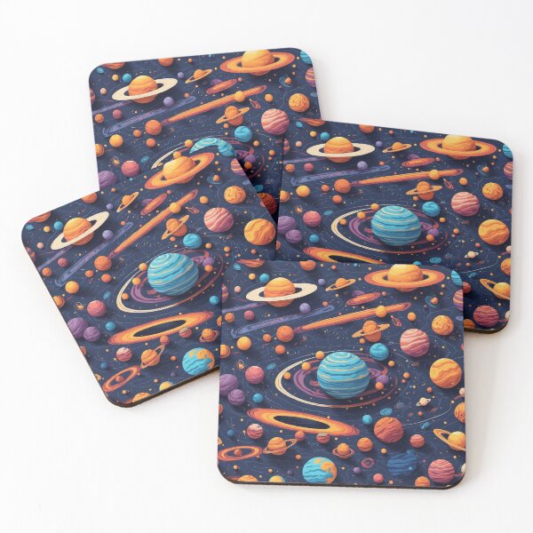 Item preview, Planets and stars Pattern v2 designed and sold by JapKo.