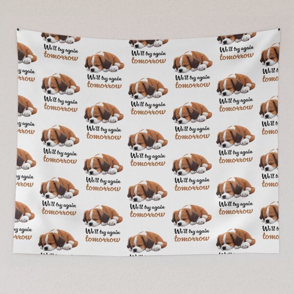 Item preview, Try again persistence optimism tomorrow another day dog puppy designed and sold by w1ckerman.