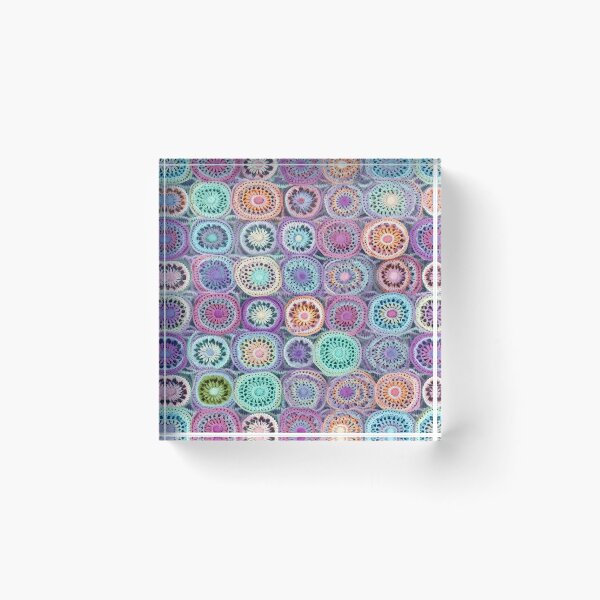 Item preview, Pastel crochet patchwork designed and sold by pinkal.