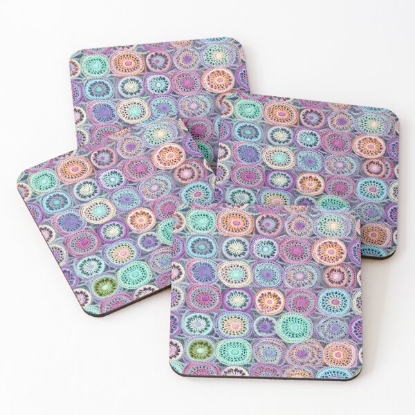 Item preview, Pastel crochet patchwork designed and sold by pinkal.