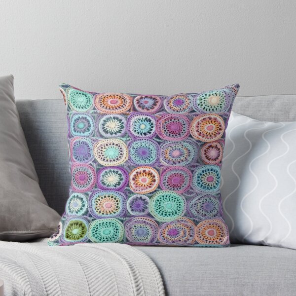 Item preview, Pastel crochet patchwork designed and sold by pinkal.