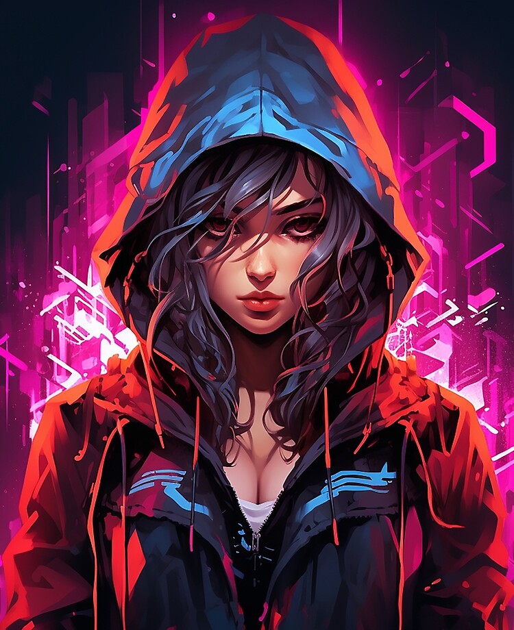 anime, anime girls, cyberpunk, artwork