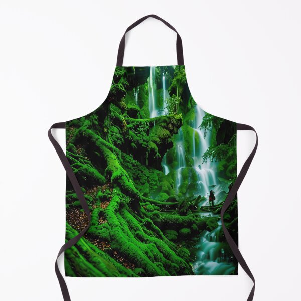 Item preview, A beautiful lush Fairycore Elf forest. designed and sold by PixieDustAIArt.