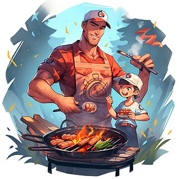 BBQ Gifts for Men Meat Smoking Barbecue Hoodie Grilling Dad