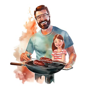 BBQ Daddy - barbecue grilling grill master father' Bandana