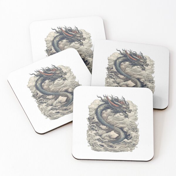 Item preview, Japanese dragon in the cloud designed and sold by hamishby.