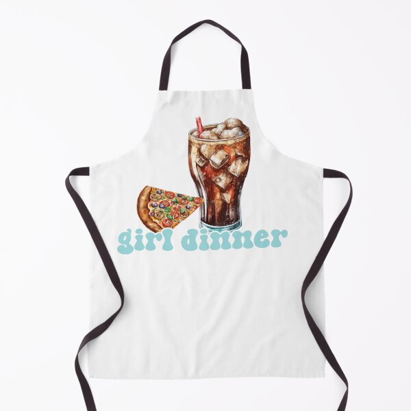Item preview, girl dinner: pizza cola, fast food designed and sold by EmeraldeaArt.