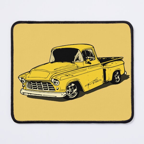 Item preview, Yellow 55 Chevy Hot Rod Truck, Classic pickup designed and sold by Glenn Mueller.