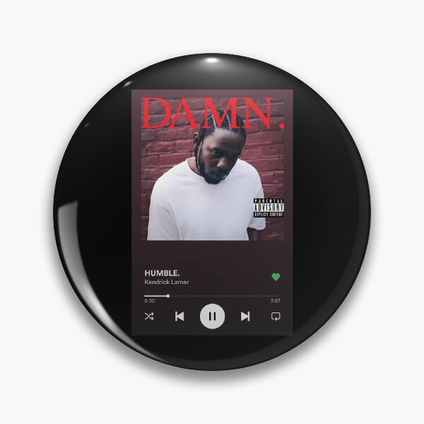 Item preview, Kendrick Lamar Humble Damn Spotify designed and sold by RufflesBainD.