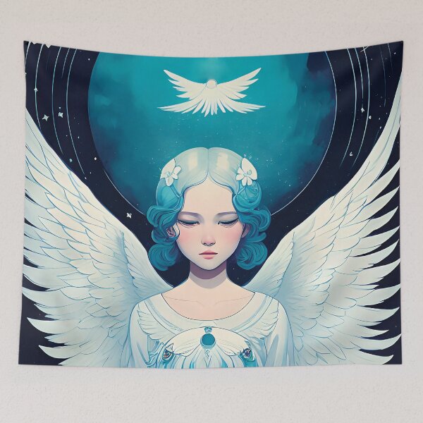 Item preview, White Winged Angel Girls designed and sold by FriskyLemur.