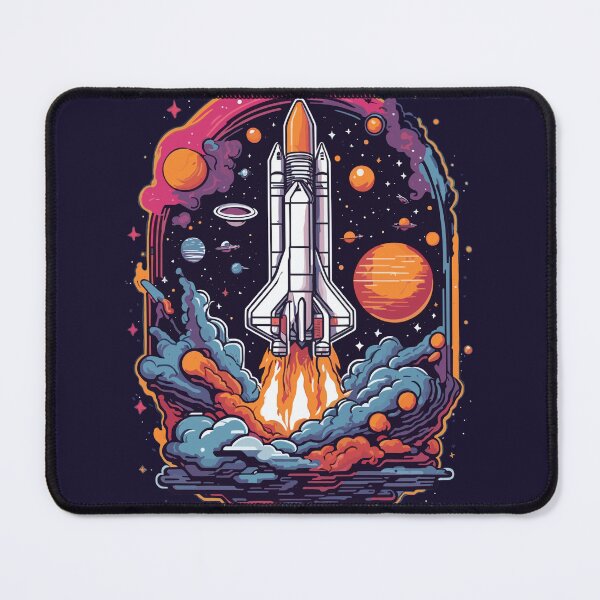 Item preview, spaceship graphic designed and sold by Pluto's Art.