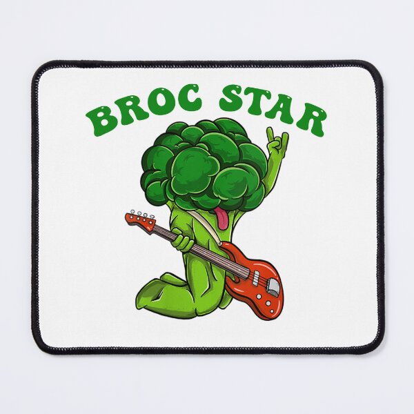 Item preview, BROC STAR | Cute Broccoli Pun | Funny Broccoli | Broc N Roll designed and sold by Christina-grich.