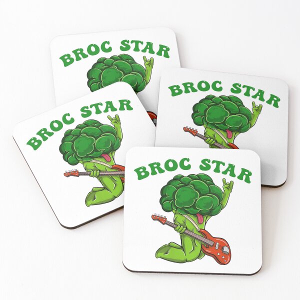 Item preview, BROC STAR | Cute Broccoli Pun | Funny Broccoli | Broc N Roll designed and sold by Christina-grich.