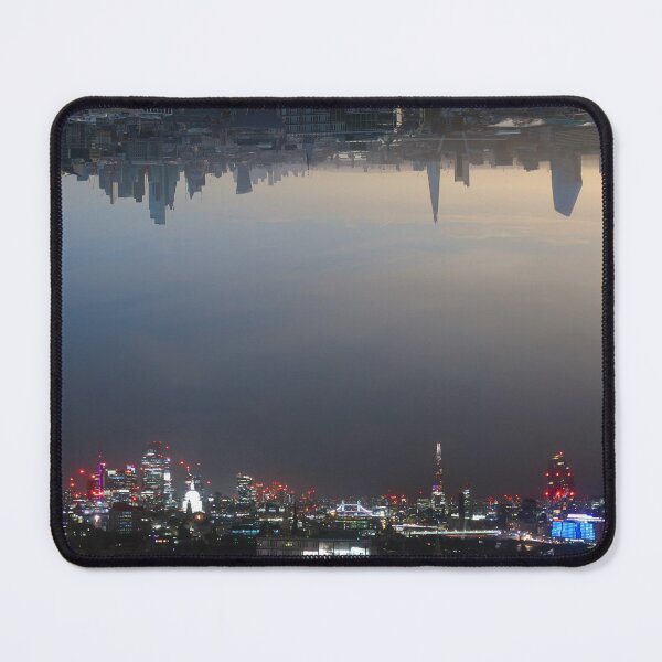 Item preview, 2023 New Year London Rooftop Skyline Night/Day Poster 1 designed and sold by EbtsOby.
