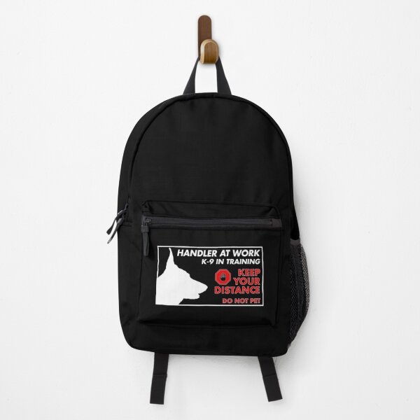 Item preview, K-9 Handler - Keep Your Distance - Dog in Training (for dark backdrops) designed and sold by William A. McCarthy.