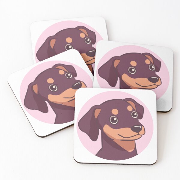 Item preview, Cute Miniature Pinscher dog  designed and sold by Yaragold.