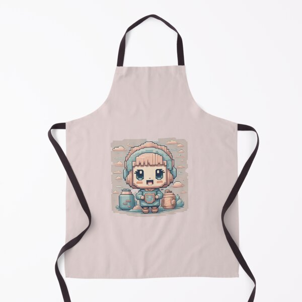 Item preview, Kawaii Chibi Girl Pixel Art designed and sold by Itsheartshop.