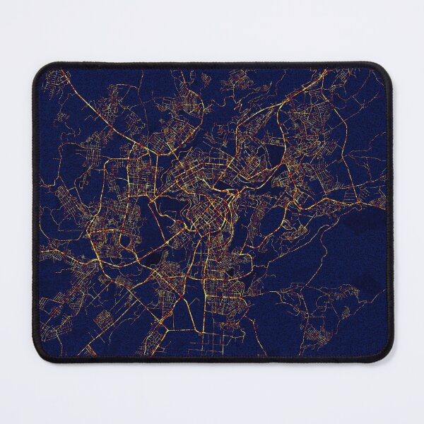 Item preview, Yerevan, Armenia Map -  City At Night designed and sold by deMAP.