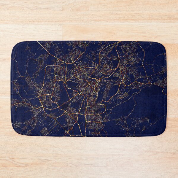 Item preview, Yerevan, Armenia Map -  City At Night designed and sold by deMAP.