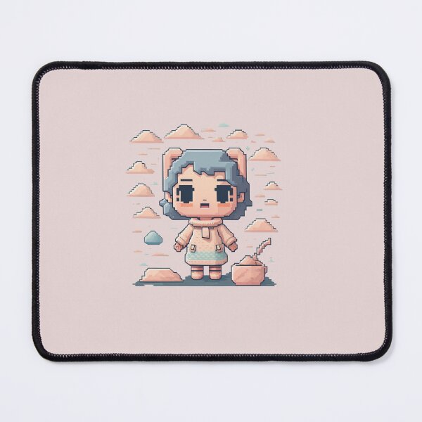 Item preview, Adorable Chibi Girl Pixel Art designed and sold by Itsheartshop.