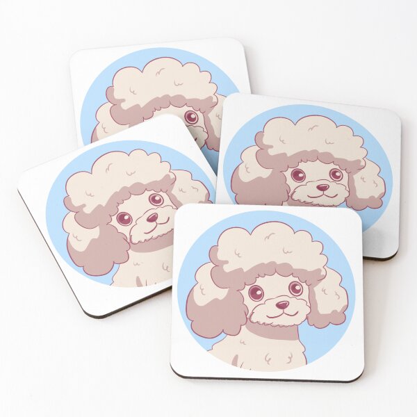 Item preview, Cute white poodle dog  designed and sold by Yaragold.