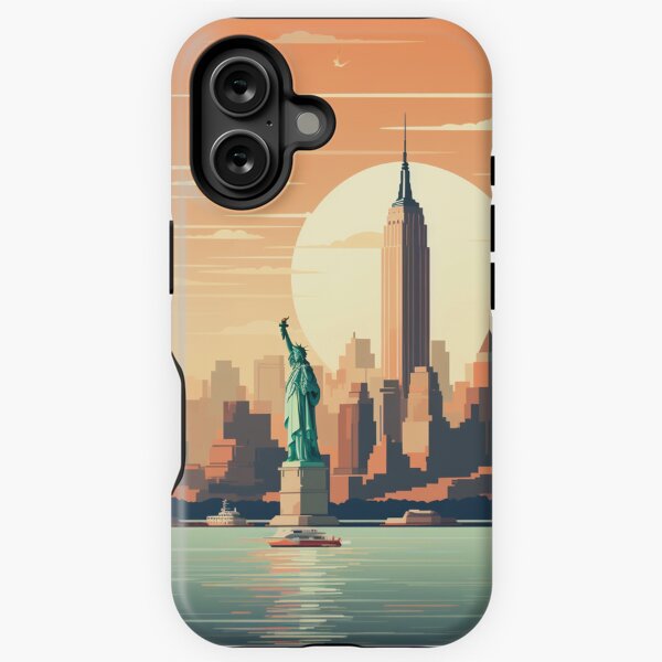 Item preview, A Vintage Travel Illustration of New York - US designed and sold by GoodOldVintage.