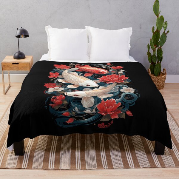 Item preview, Koi Fish Serenity: Graceful Fins Amidst Tranquil Waters designed and sold by Cheeky Companions.