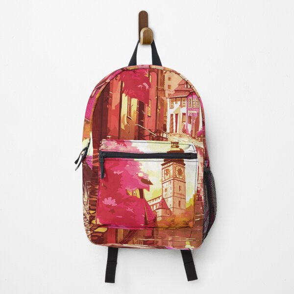 Item preview, Miltenberg Town, Sunset, Germany, Ai Generated Art - A Timeless Tapestry of Bavarian Charm designed and sold by studioSharonKay.