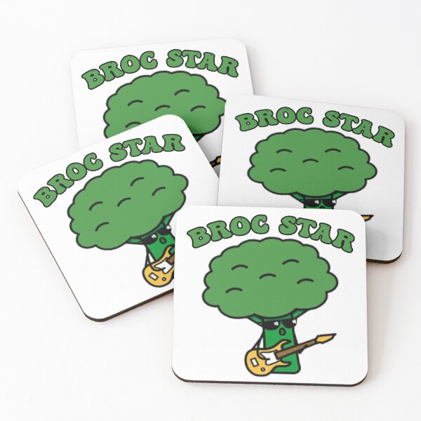 Item preview, BROC STAR | Cute Broccoli Pun | Funny Broccoli | Broc N Roll designed and sold by Christina-grich.