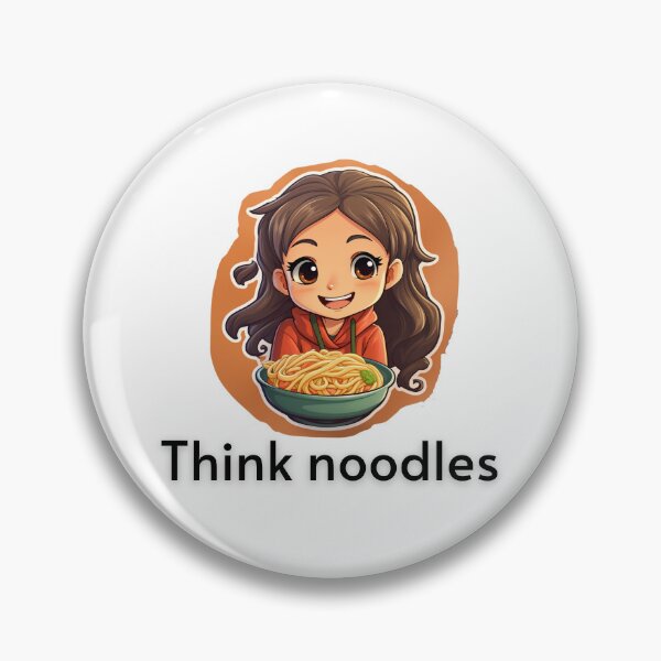 Item preview, Thinknoodles girl with brown hair and red jacket  designed and sold by Socool101.