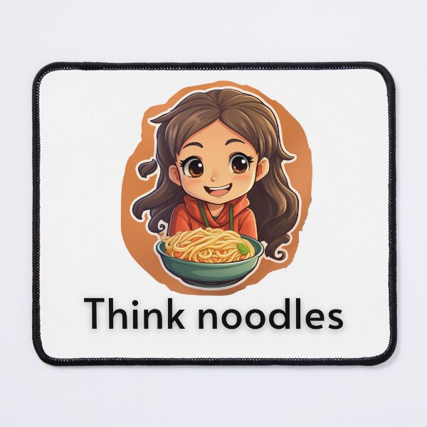 Item preview, Thinknoodles girl with brown hair and red jacket  designed and sold by Socool101.