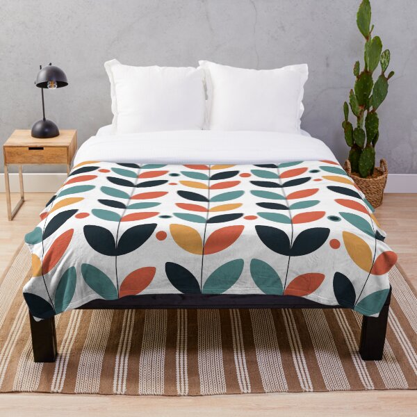 Item preview, Mid Century Modern Inspired Leaves designed and sold by JulieInspired.