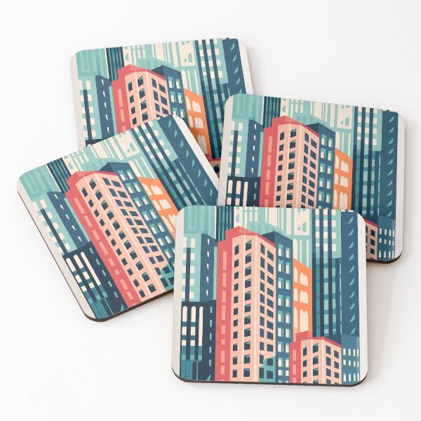 Item preview, Metropolis - 1950s Style Print designed and sold by QuestingCloset.