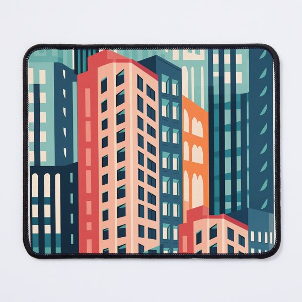 Item preview, Metropolis - 1950s Style Print designed and sold by QuestingCloset.