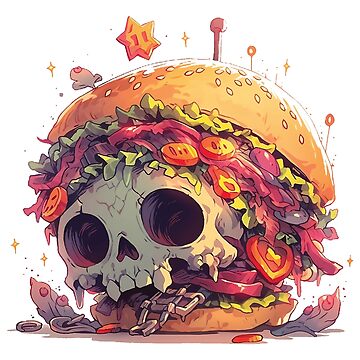 Skeleton Taco Halloween  Sticker for Sale by hi-krit