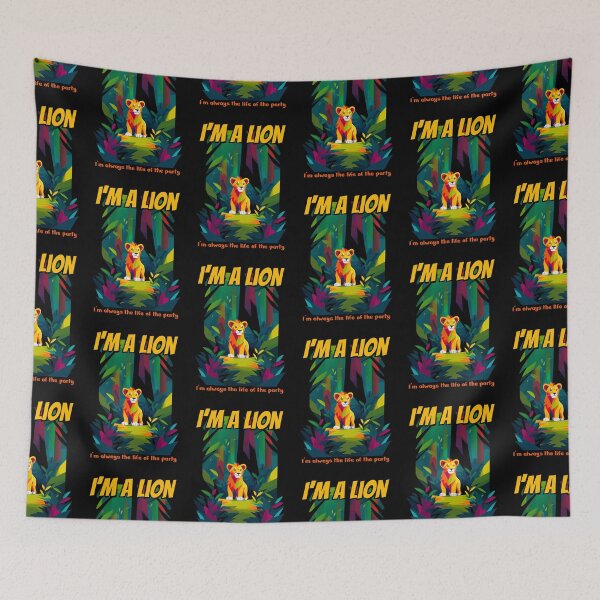 Item preview, I'm a lion, I'm the life of the party designed and sold by IcalsaidArt.
