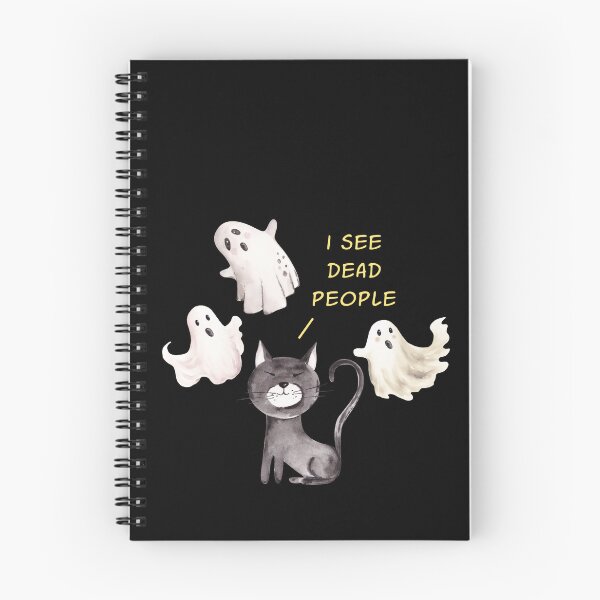 Item preview, I See Dead People Talking Cat designed and sold by emmaamarch.