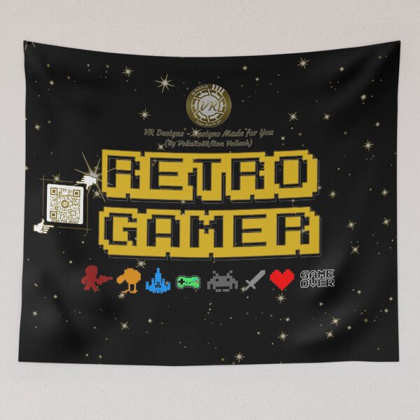 Item preview, Retro Gamer: A Classic Style Video Game Art for Gamers (V1)  designed and sold by Visual Resolutions.