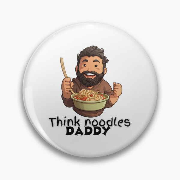 Item preview, Thinknoodles daddy with beard and hoddie  designed and sold by Socool101.
