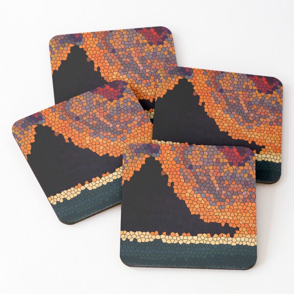 Item preview, Abstract Beach Ocean Mountain Pretty Sky Beach Vibes 1 of 4 designed and sold by Beachy.