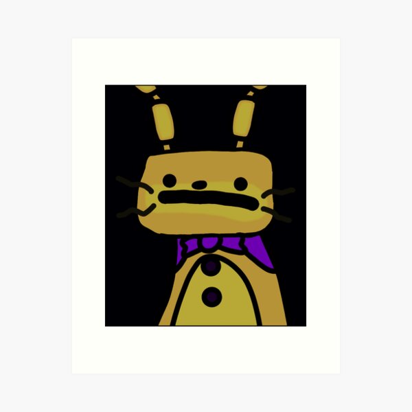 Fear Glitchtrap: FNAF (Five Nights At Freddy's) fanart. | Art Board Print