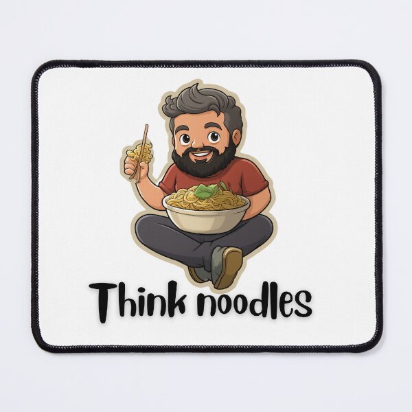 Item preview, Thinknoodles daddy with noodle bowl  designed and sold by Socool101.
