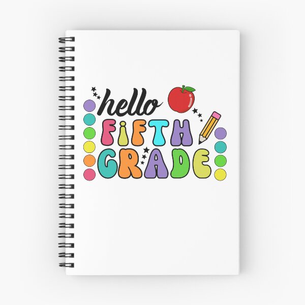 Item preview, Hello Fifth Grade designed and sold by The Sticker Spree  ⭐️⭐️⭐️⭐️⭐️.