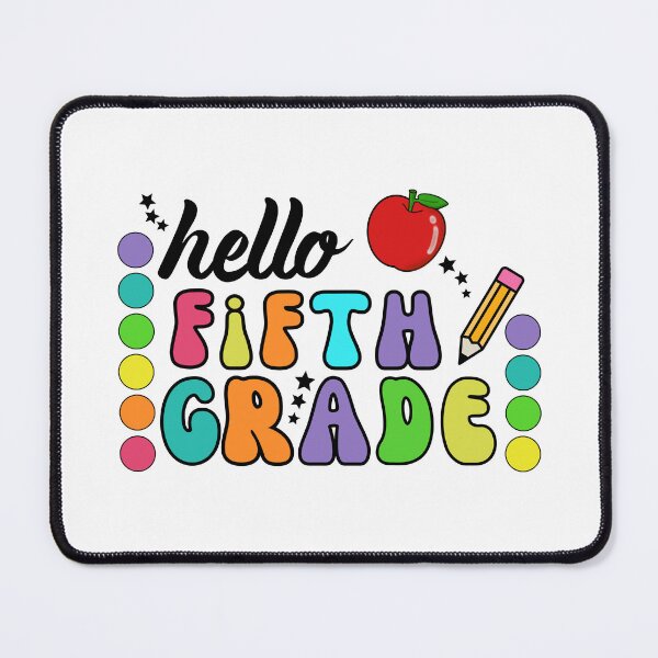 Item preview, Hello Fifth Grade designed and sold by The Sticker Spree  ⭐️⭐️⭐️⭐️⭐️.