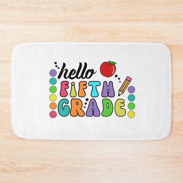 Item preview, Hello Fifth Grade designed and sold by The Sticker Spree  ⭐️⭐️⭐️⭐️⭐️.