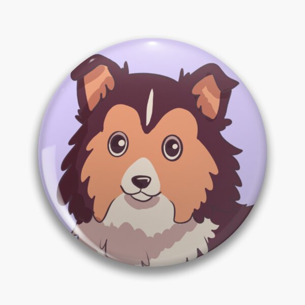 Item preview, Cute shetland sheepdog kawaii illustration  designed and sold by Yaragold.