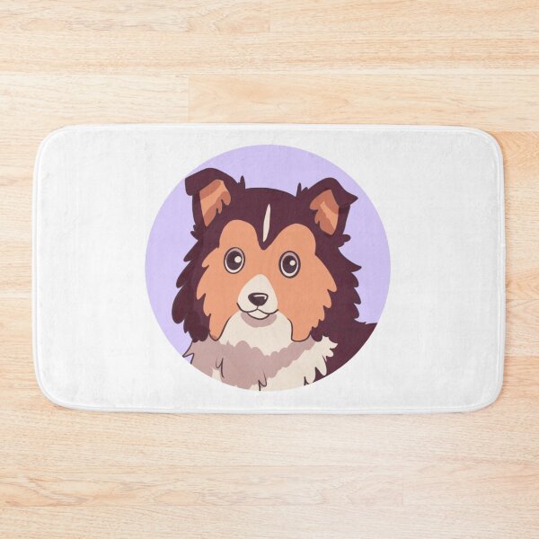 Item preview, Cute shetland sheepdog kawaii illustration  designed and sold by Yaragold.