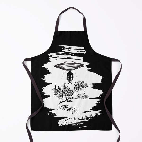 Item preview, Alien And bigfoot | Alien abduction | bigfoot silhouette | Bigfoot ufo designed and sold by Drzamag.